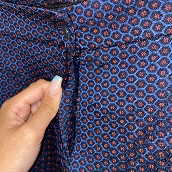 ETRO Hexagon Floral Print Slim Fit Cuff Trousers - Picture 7 of 11